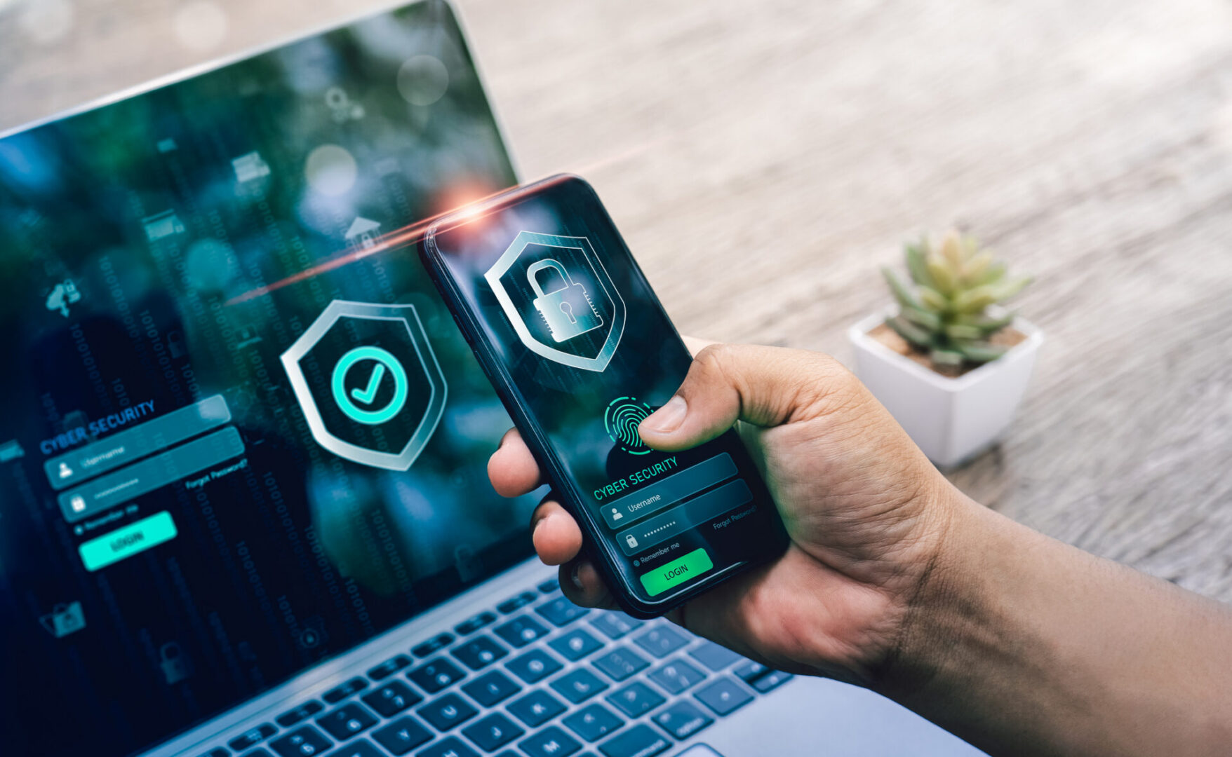 Digital security on phone and computer