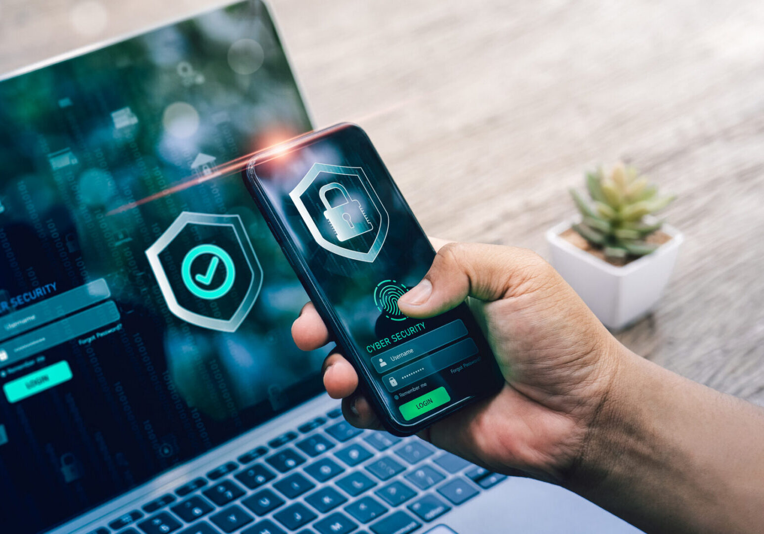 Digital security on phone and computer